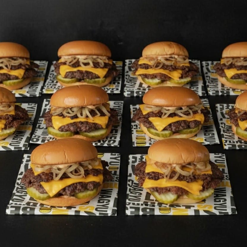 BIG GAME WAGYU – 10 YARD SMASH BURGERS.