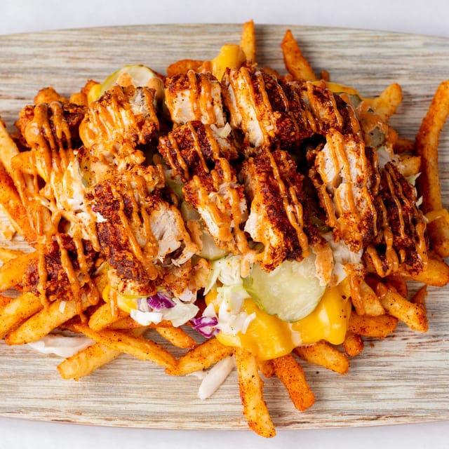 2 Chopped tenders smashville fries.