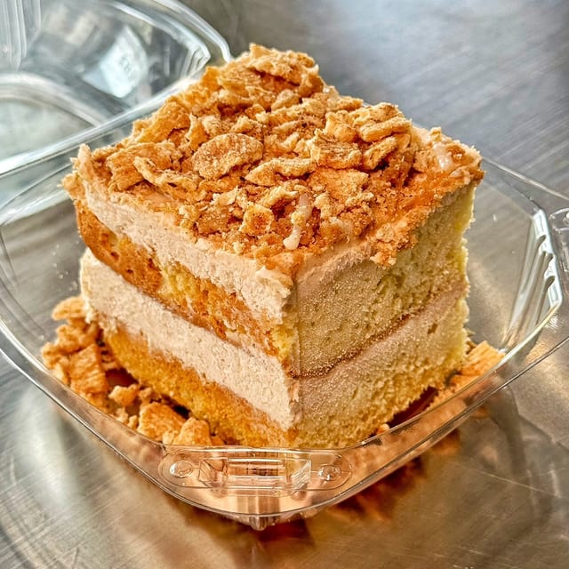 Cinnamon Cereal Milk Cake.