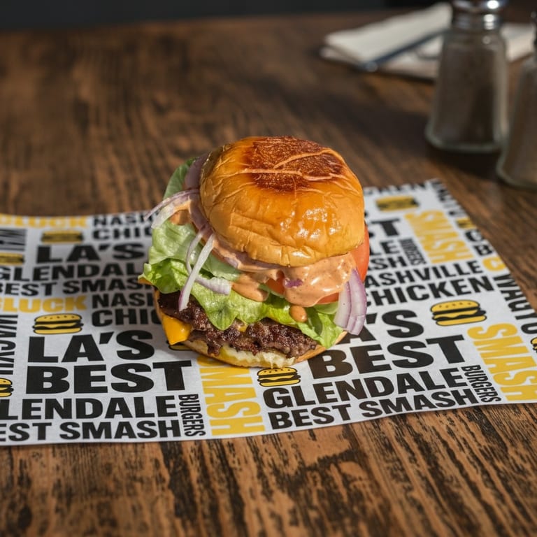 Indulge in Our Smash Burger