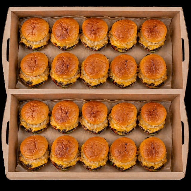 Wagyu Smash Burger Tray (Serves 20).