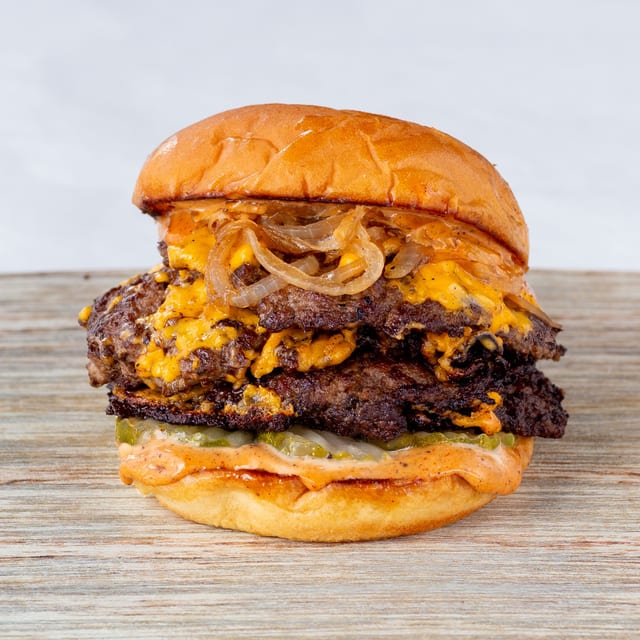 Four-x-four wagyu burger.