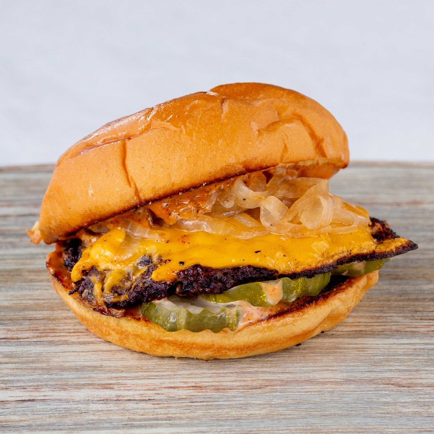 Single wagyu burger.