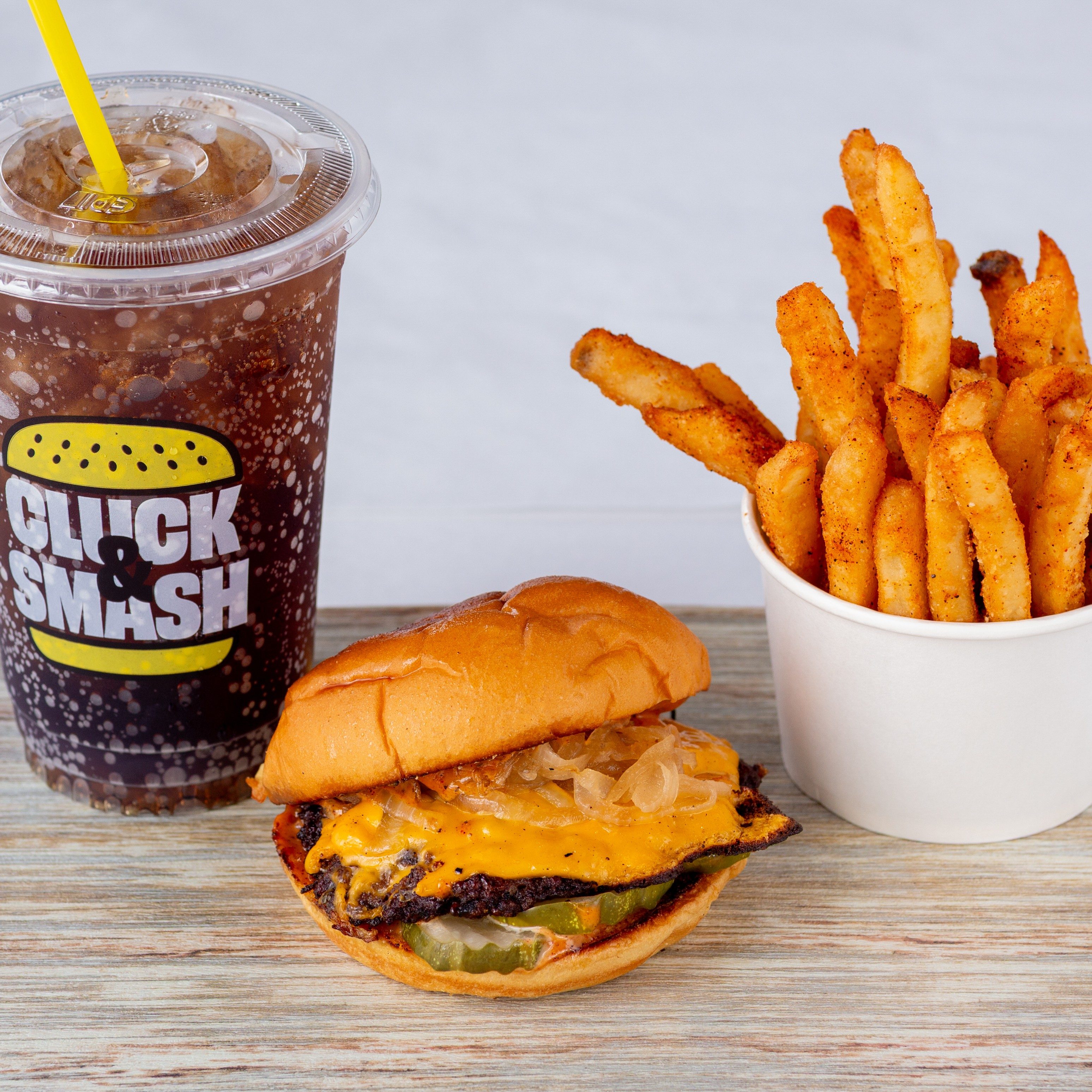 Single wagyu burger combo.