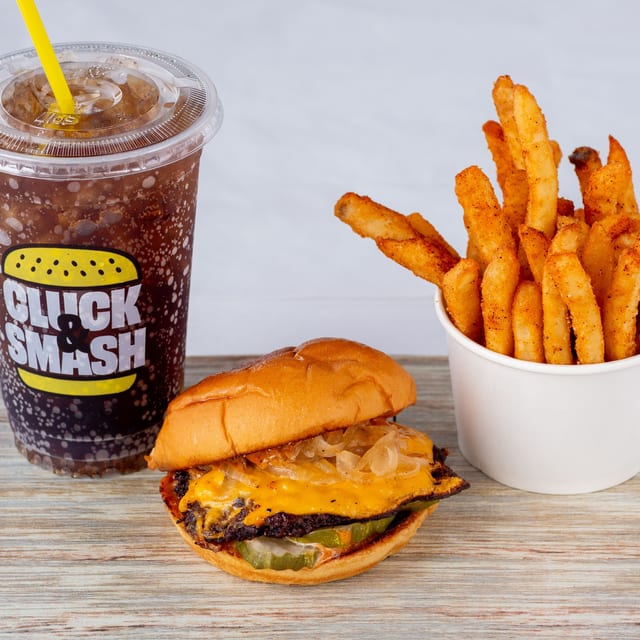 Single wagyu burger combo.