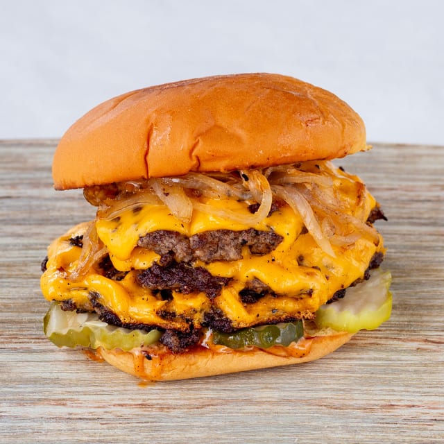 Triple-triple wagyu burger.