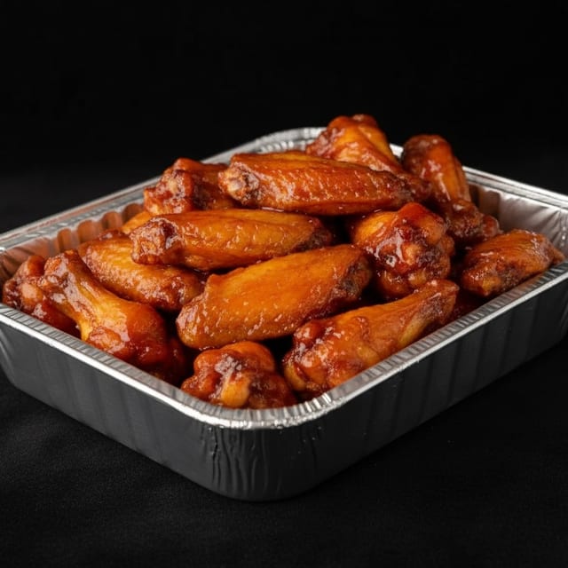50-Piece Wings Tray (Serves 10–12).