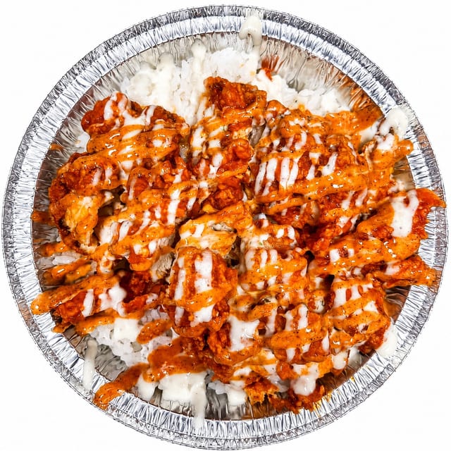 🔥 2 Pc Chicken Tenders with White Rice.