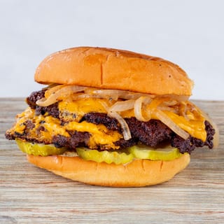 Double-double wagyu burger